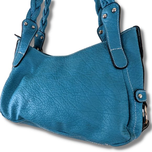LARGE BLUE STRADA TRAVELERS PURSE - Picture 4 of 8